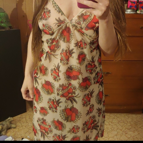 Vintage Harley Davidson sheer slip dress or nightgown - Picture 4 of 6